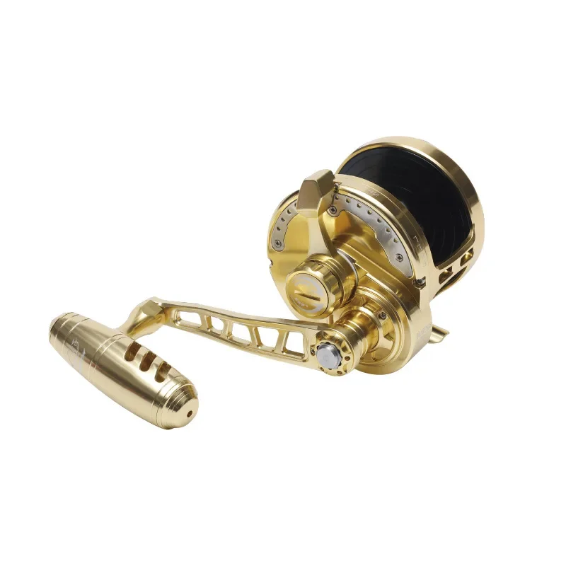 

20kg-40kg Max Drag Drum Fishing Reel Metal Light Overhead Slow Pitch Jigging Reel Saltwater