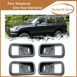 Для Toyota Land Cruiser Lexus LX450 1991-1997 гг., внутренняя дверная ручка автомобиля, ободок, передний и задний комплект 69277-60010-03 69278-60010-03