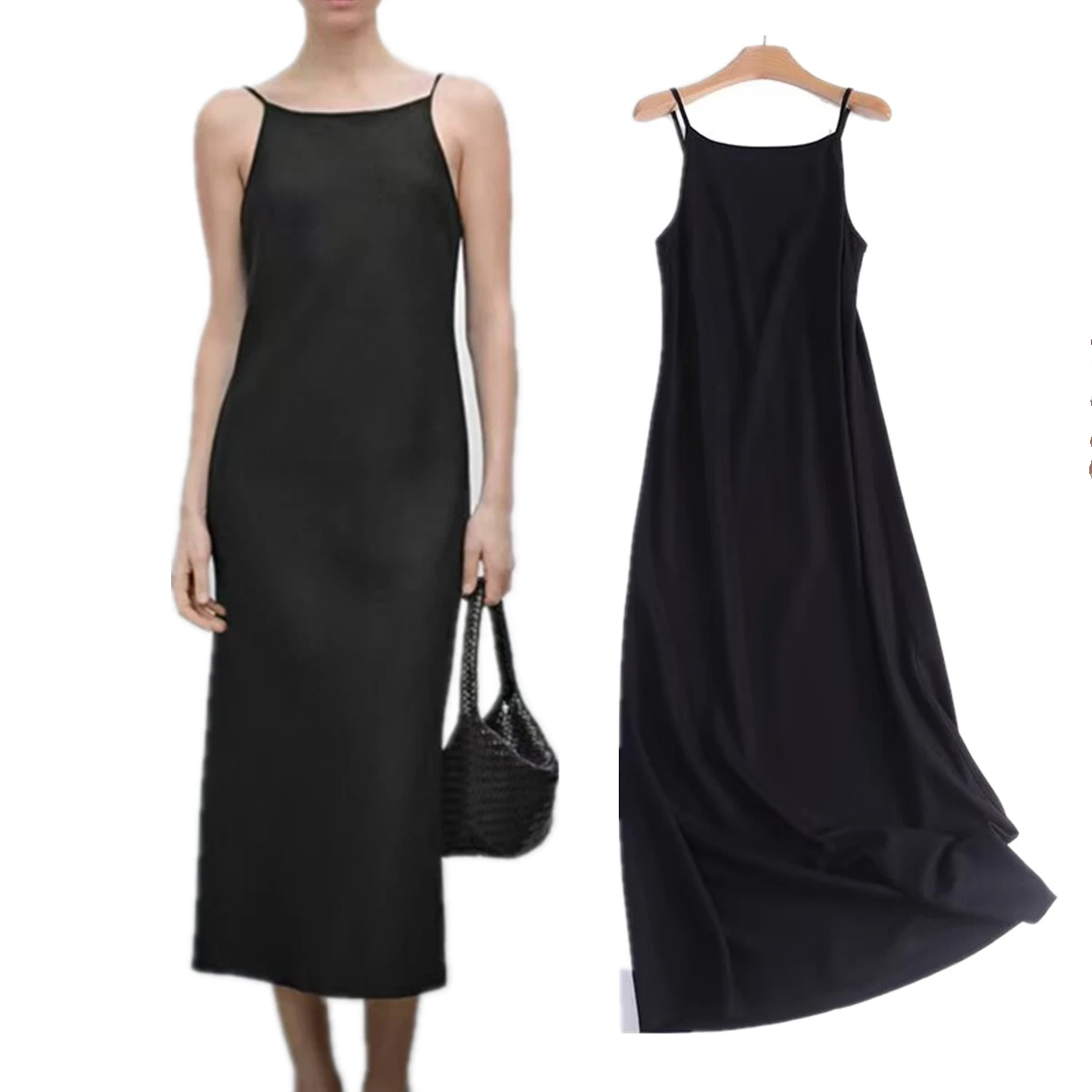 

Maxdutti Morocco Minimalist Black Linen Dress Resort Strap Dress Women Elegant Summer Evening Dresses Party Dresses Vestidos