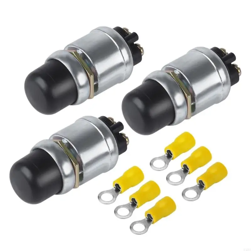 

D5BE Heavy Duty 12V/24V 50A водонепроницаемые переключатели запуска двигателя Сильная металлическая кнопка стартера для морских