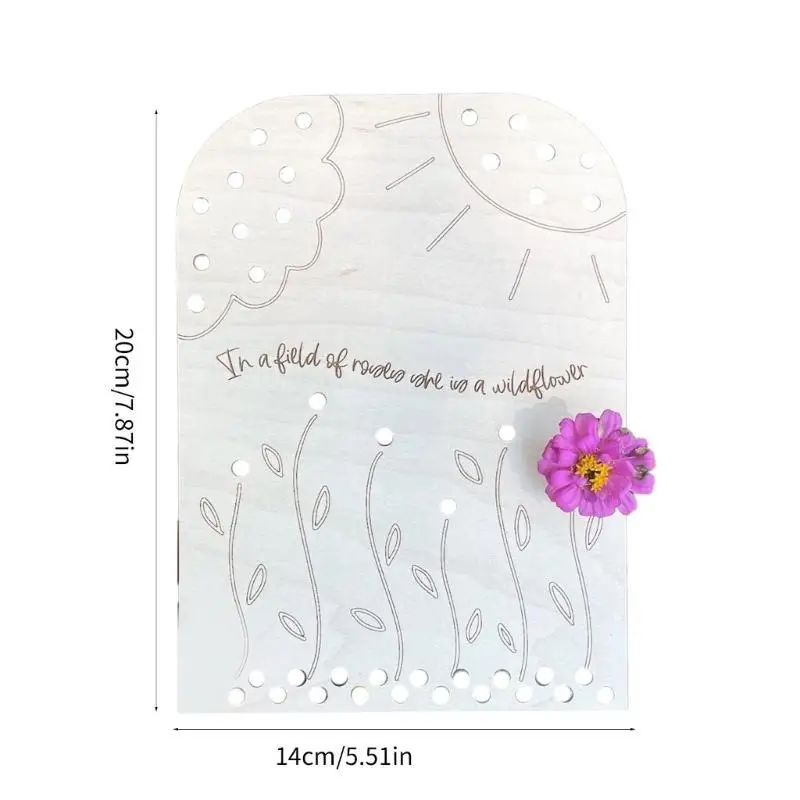 E8BD Florals Display Board for Crafting Flower Arrangement Board DIY Home Decorations