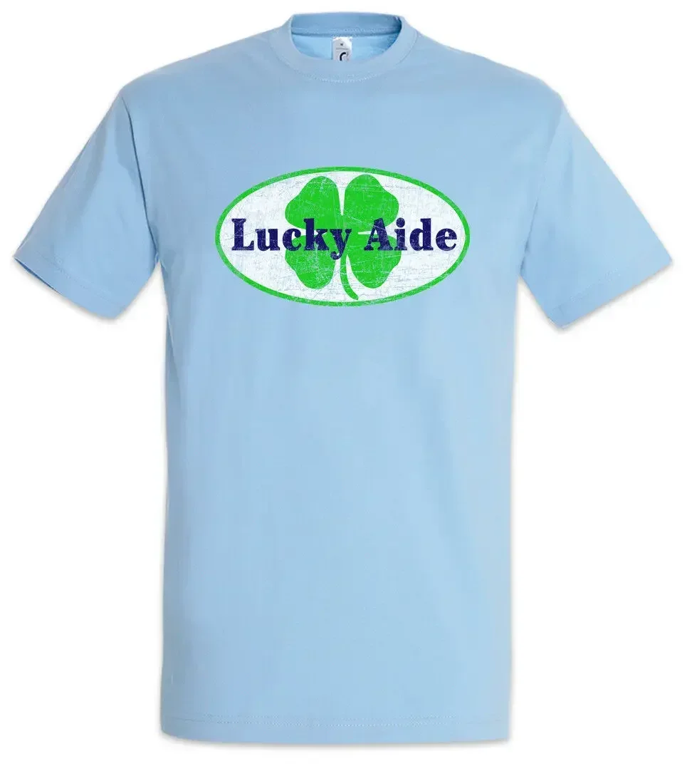 Lucky Aide TShirt Malcolm Symbol Company Sign Logo in the Middle Supermarket