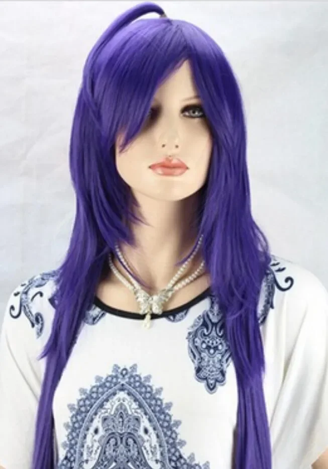 WIG Hot Fashion wig New Charm Women's long Purple