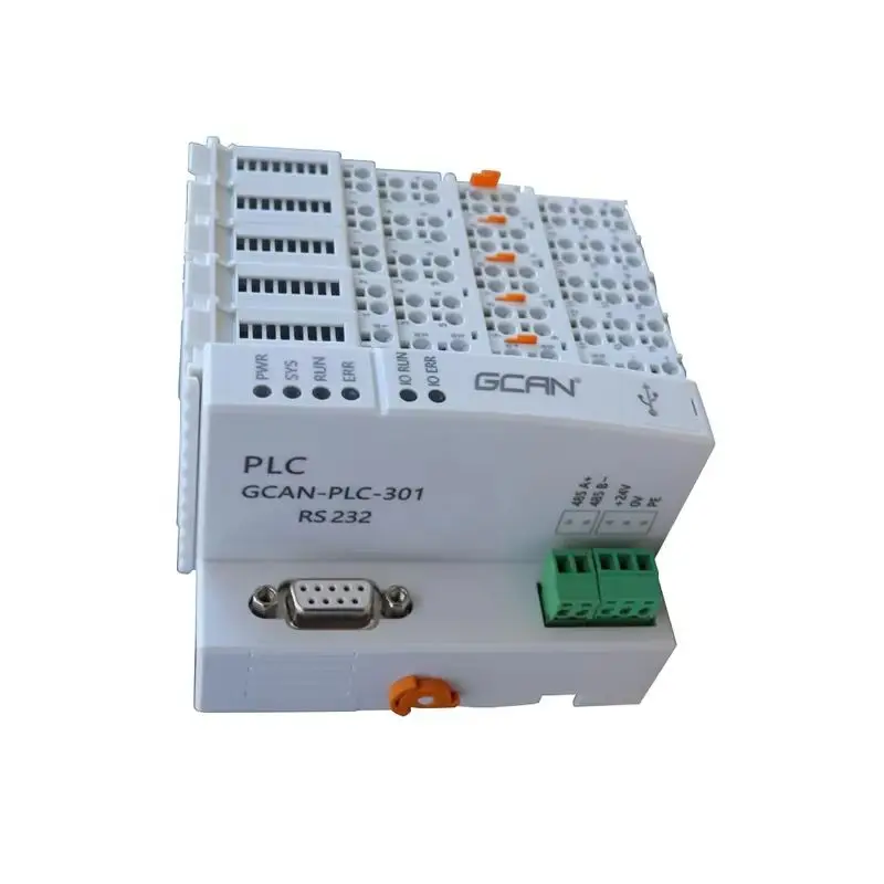 GCAN Extended PLC Controller Digital Input / Output IO Modul PLC untuk Komunikasi Jaringan Bus Modbus