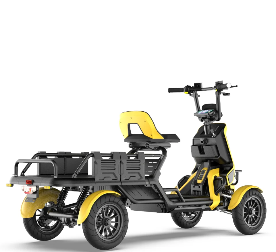 

Vancoor 48V 500W Cargo Electric Scooter 13" Tire Scenic Area Farm Cargo 4-Wheel DIY Vendor Cart Mobility 80km Range Per Charge
