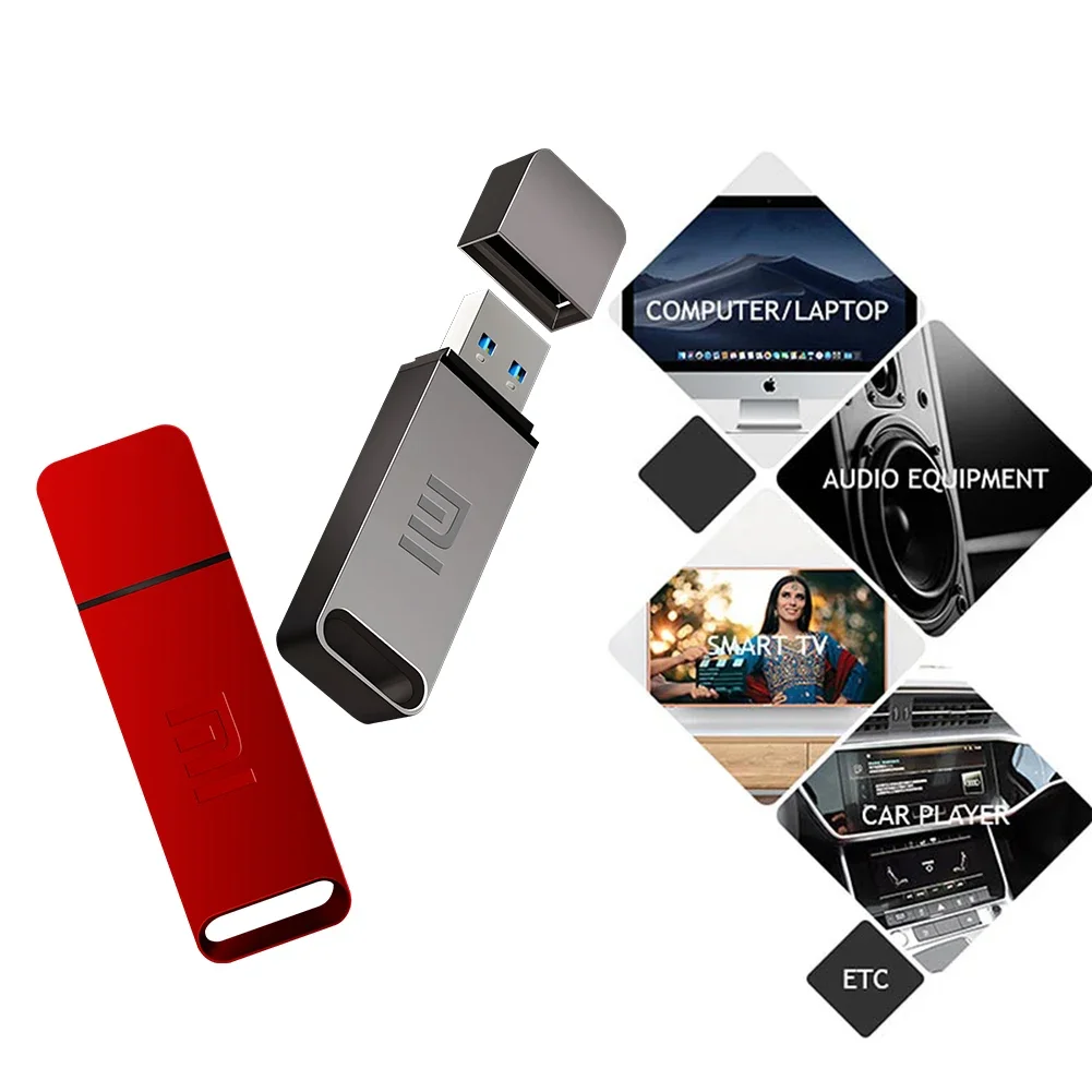 

XIAOMI 2TB Metal U Disk 1TB Portable Pen Drive USB 3.0 High Speed Waterproof 512GB Memory Stick Memoria Usb Flash Drives