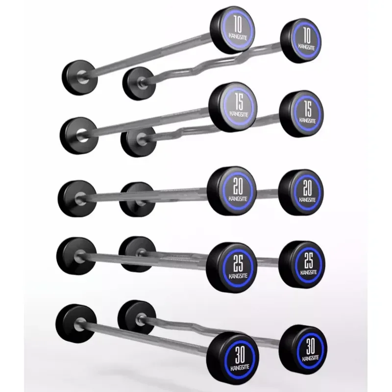 for Const PEV Fixed Barbell Straight Bar Curved Bar Fitness Bodybuilding Home Commercial Professional Integrated Bar