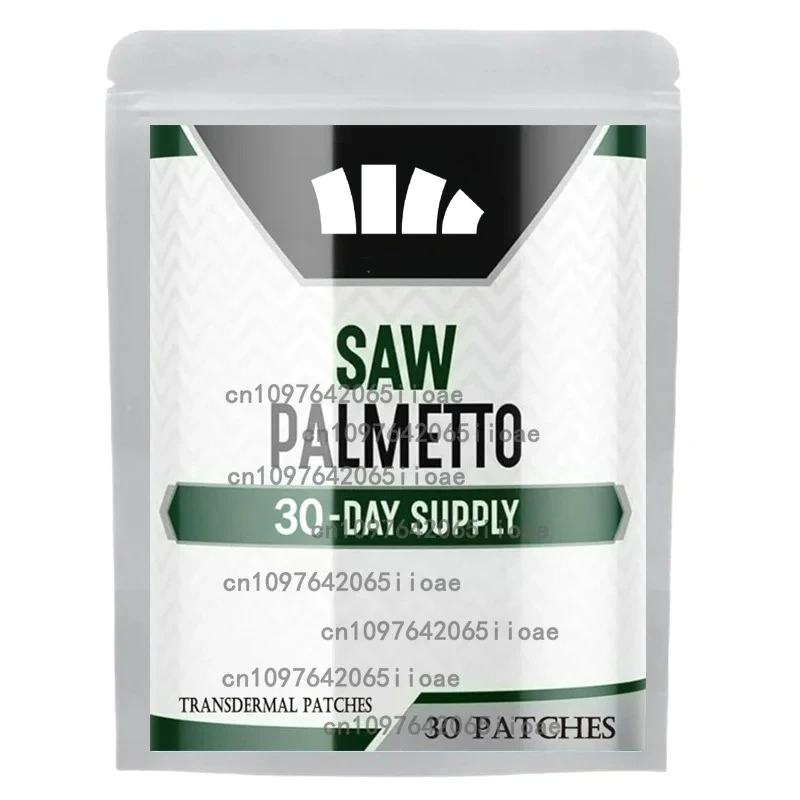 

30 Patches Saw Palmetto Extract Transdermal Patches Prostate Health, Urinary Tract Support,Hair Health