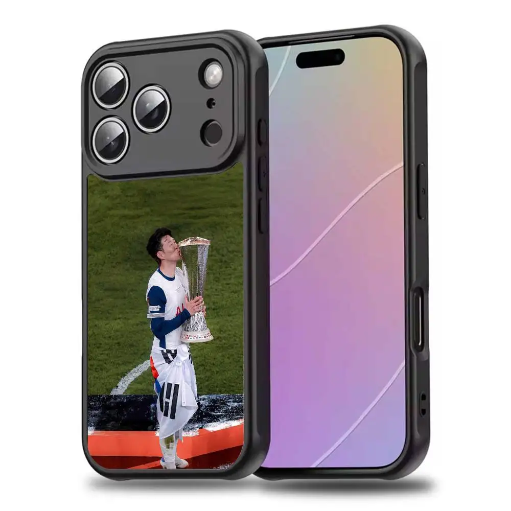 حافظة هاتف كرة القدم S-Son H-HeungS min لهاتف iPhone17,16,15,14,13,12,11,Pro,Max,Plus,Mini,SE4,E شحن لاسلكي مغناطيسي Magsafe #5