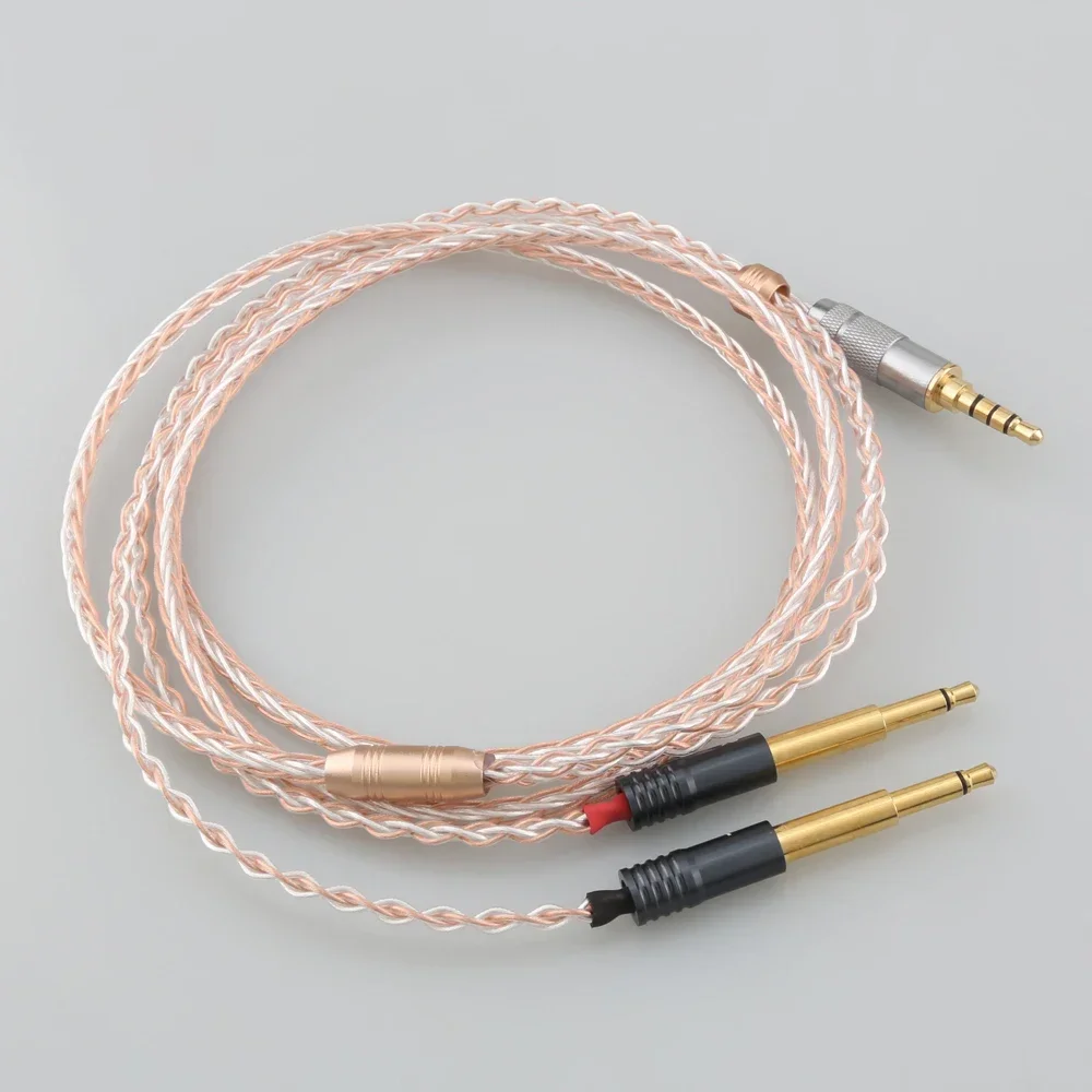 Audiocrast 8 núcleos substituição fones de ouvido cabo atualização áudio para meze 99 clássicos neo preto fone de ouvido