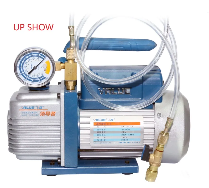 

New Vacuum gauge Refrigerant table with R22 Regulating valve FOR Vacuum pump HVAC refrigeration repair tools