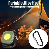 BALDR Multi Functional Camping Light, Mini USB Rechargeable, Strong Magnetic Hook Flashlight, Outdoor Fishing and Camping Tools