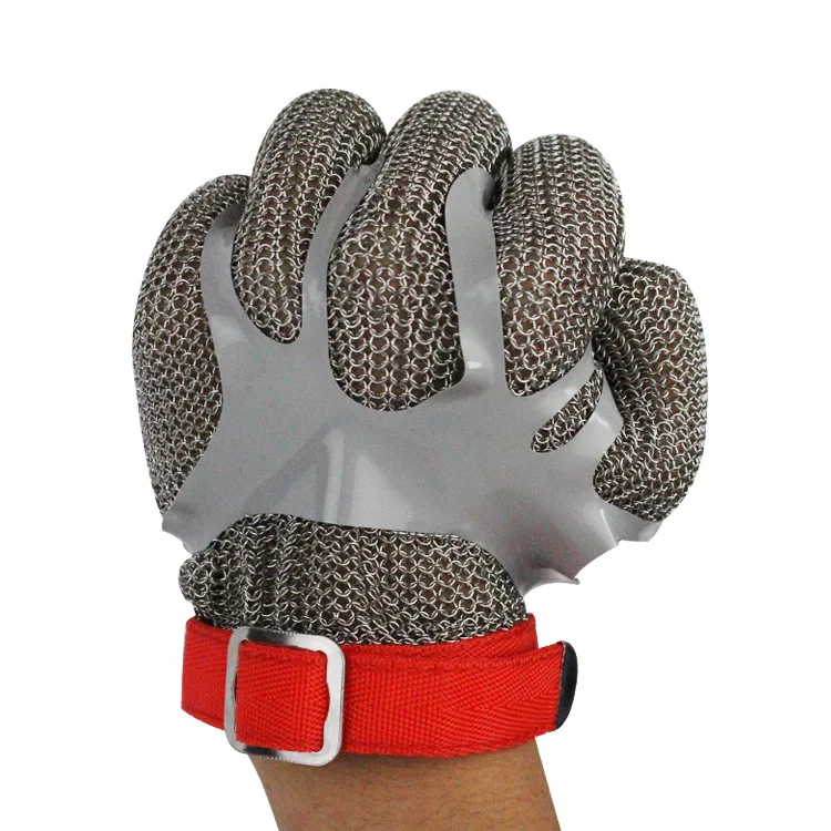 1PCS Stainless Steel Glove Cut Resistant Glove 304 Resistant Stainless Steel Wire Metal Mesh Kitchen Butcher Cut-Resistant