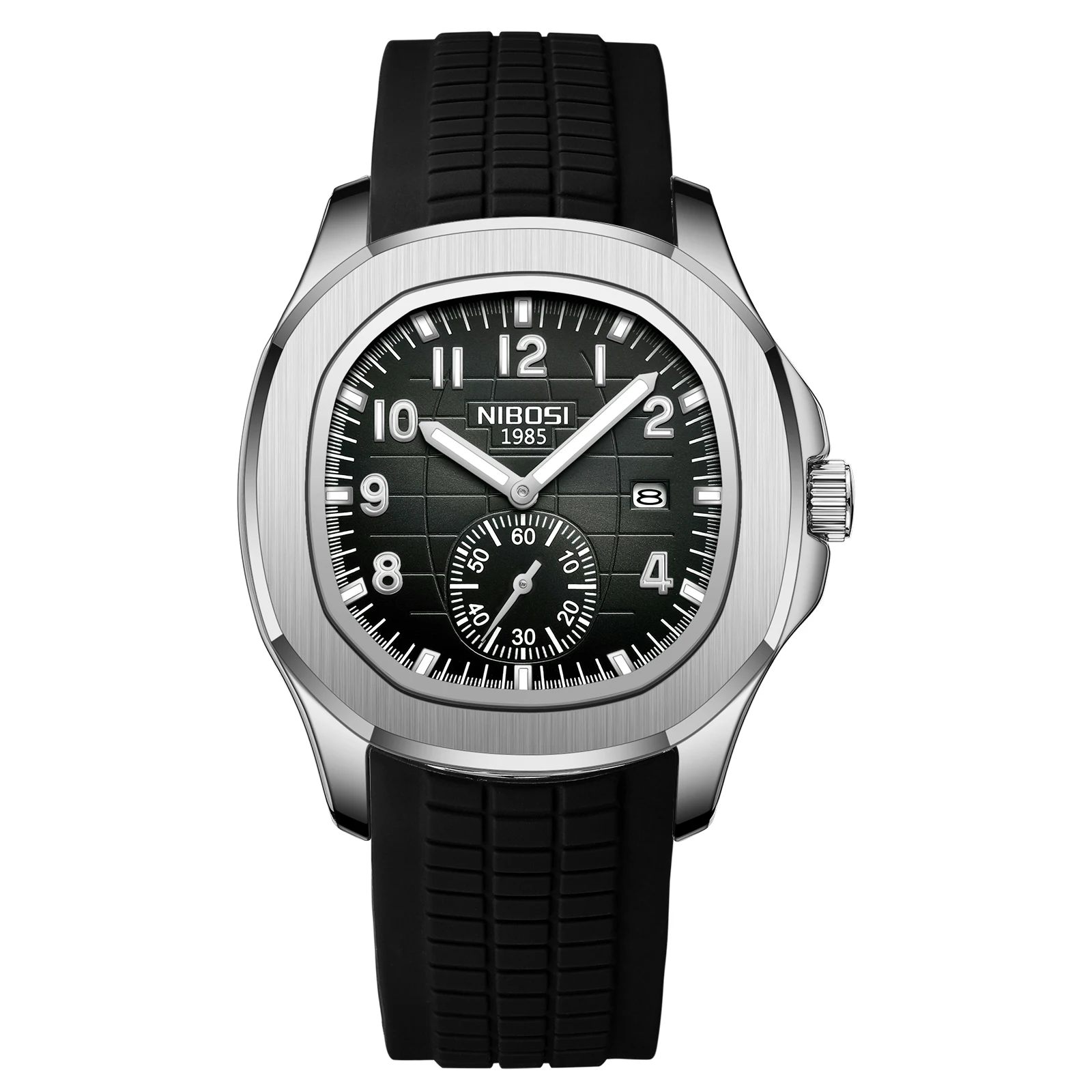 NIBOSI Sport Herrenuhren Top-Marke Luxus Automatische Datumsanzeige Wasserdichte Leuchtende AQUANAUT Quarzuhren für Männer Reloj Hombre