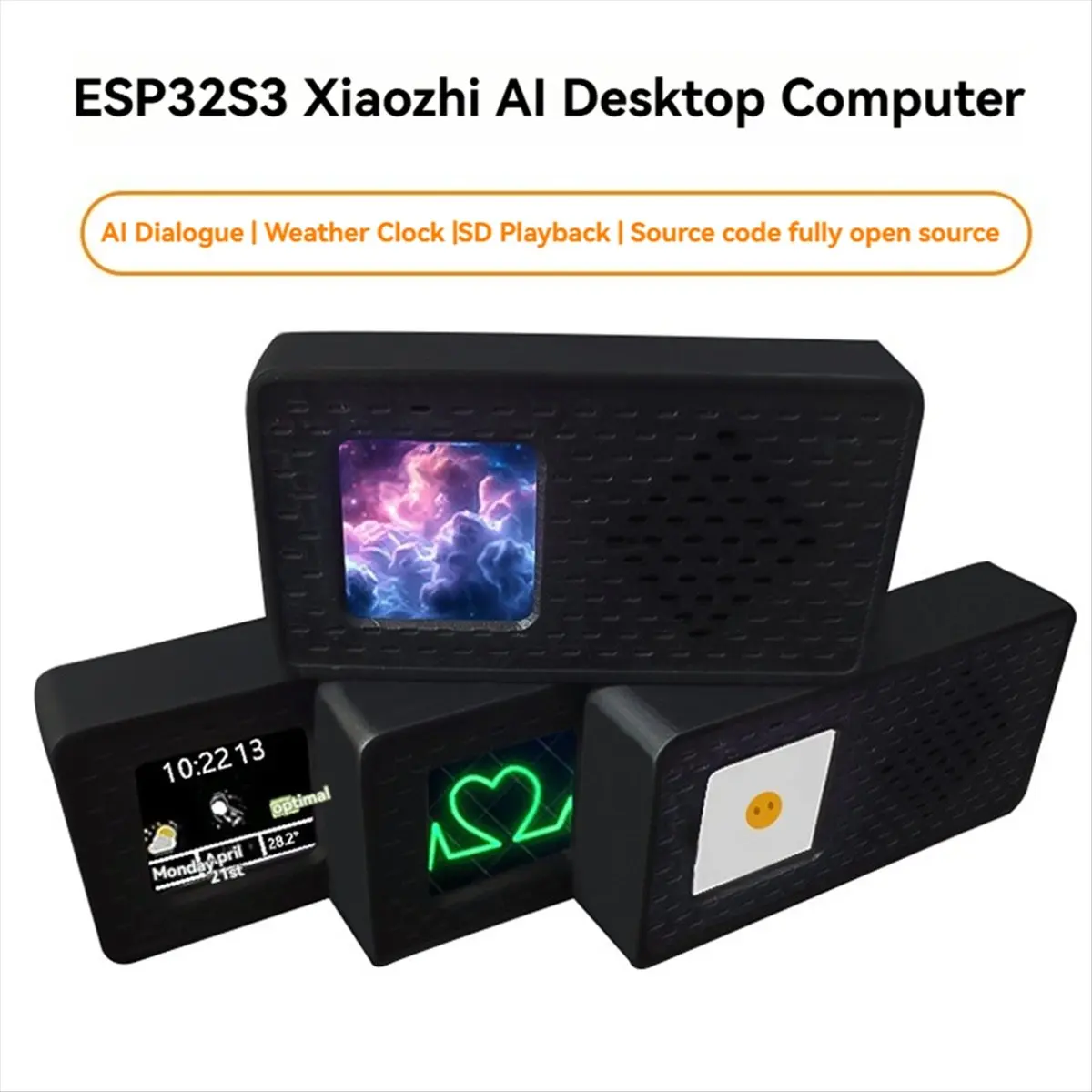 Top Sale For XiaoZhi AI Voice Chat Robot 1.3inch LCD Desktop Display Wifi Weather Station - Development Board