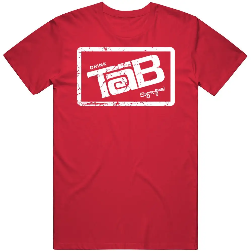 Tab Cola Drink Sugar Free Soft Retro Distressed T Shirt