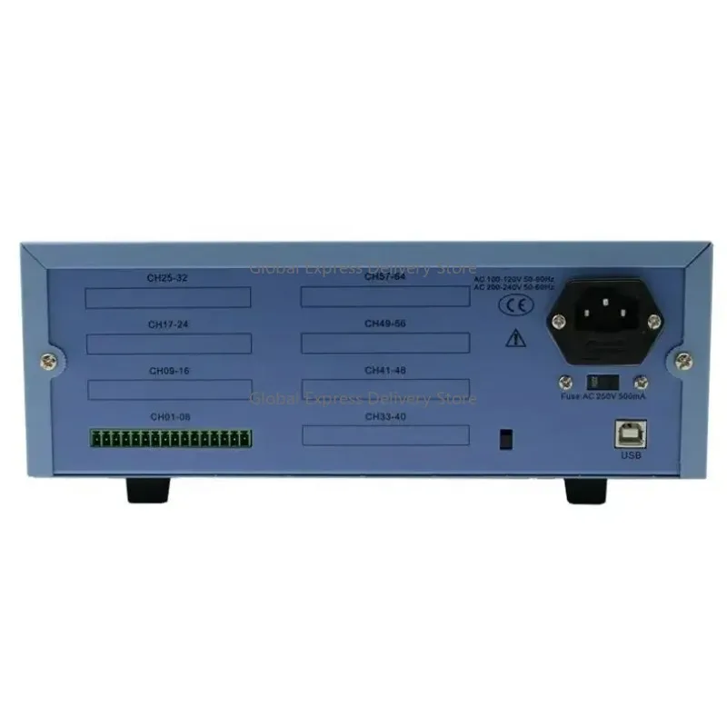 ET3916-16 Channels  Temperature Data Logger 5 inches LCD Display Screen