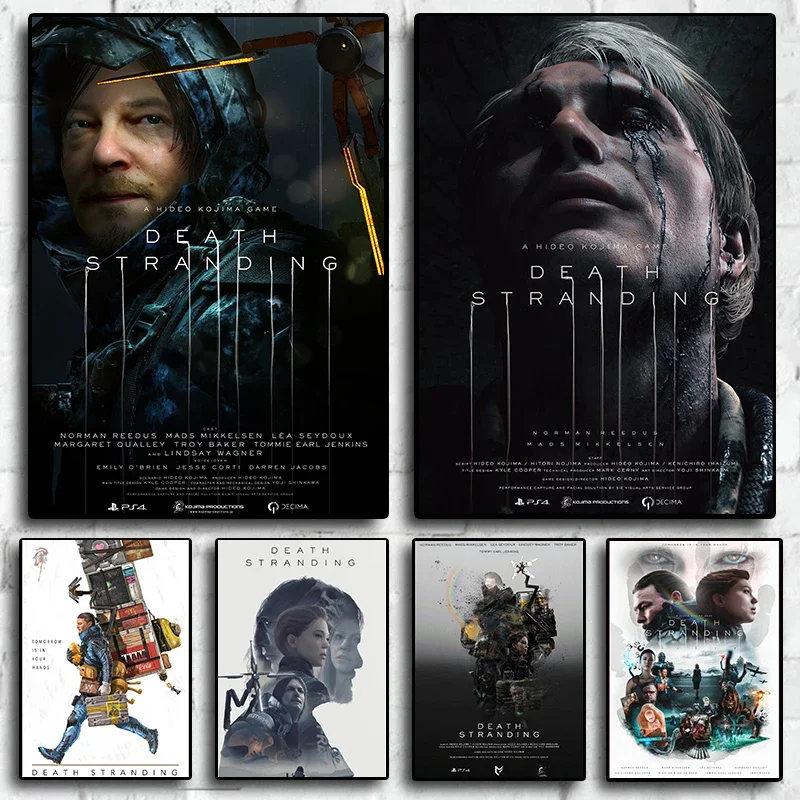 Toile de personnages de jeux vidéo Death Stranding, affiches imprimées pour salon, salle de jeux, Art mural, décoration de maison, images, cadeau