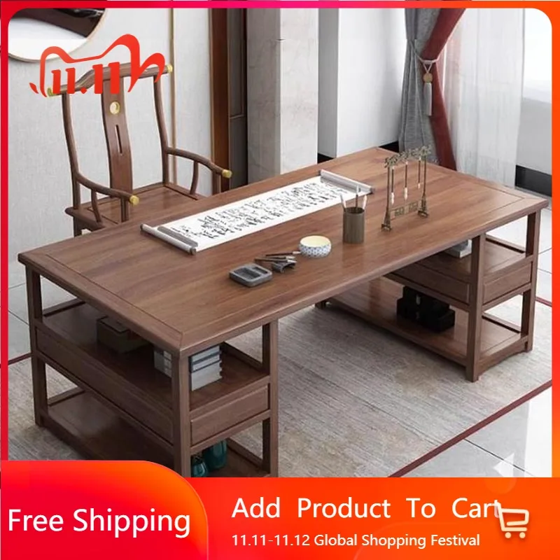 

Vanity Office Computer Table Home Storage Cheap Set Gaming Computer Desks Study Wooden Bedroom Mesa De Trabajo Hotel Furniture