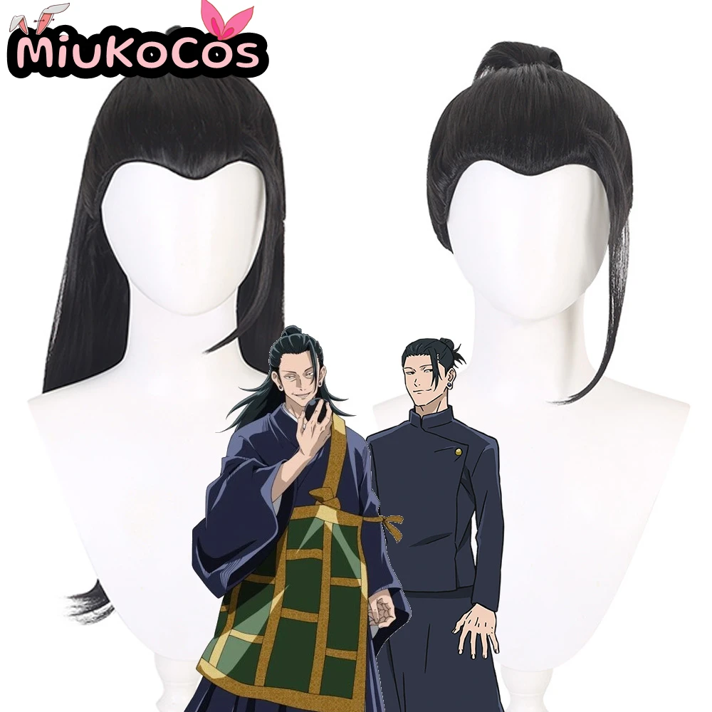 

В НАЛИЧИИ Suguru Geto Косплей Парик MiukoCosplay Аниме Дзюдзюцу Кайсен Косплей