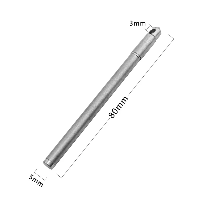 Portable Mini Titanium Ballpoint Pen EDC Keychain Pocket Writing Tool Outdoor Camping Hiking Survival Emergency Gadget view 6