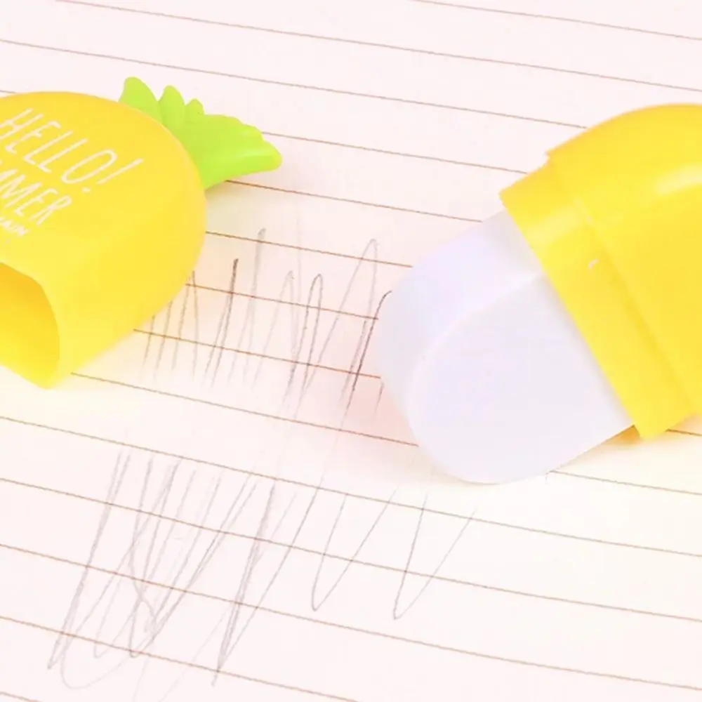 Creative Office Eraser Kids Gift Mini Eraser Rubber Eraser School Supplies Correction Supplies Pineapple Eraser