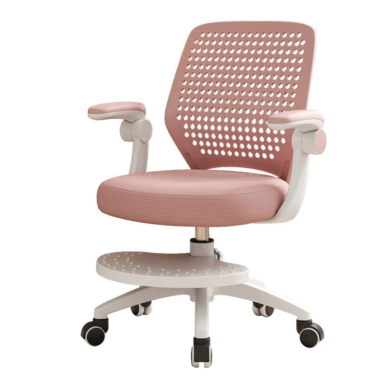 كرسي أطفال مريح ارتفاع قابل للتعديل كرسي دراسة تصحيح الموقف مكتب الطالب كرسي دوار مسند الظهر الفصول الدراسية المنزلية #6