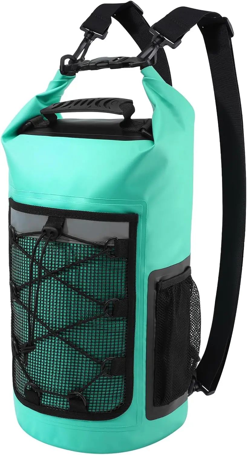 Pimoys Dry Bag, 25L Waterproof Backpack, Dry Bags Kayak for Women Men, Roll Top Outdoor Travel Bag for Boating, Kayaking, Fishin