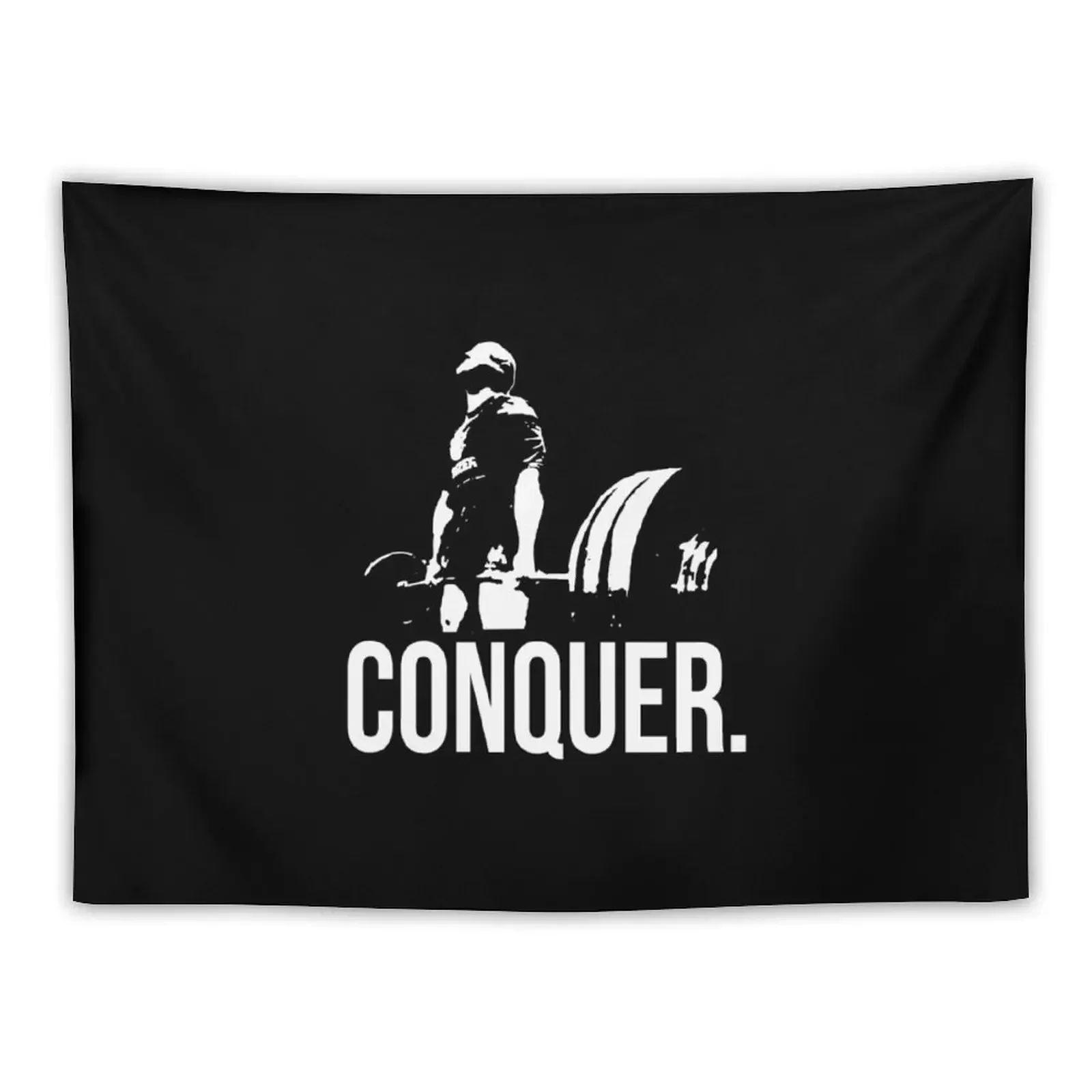 

CONQUER - Powerlifting Motivation - Deadlift Tapestry Decoration For Rooms Decorative Wall Mural Wallpapers Home Decor Tapestry