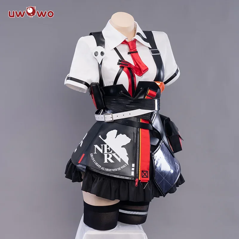 SN55IN STOCK UWOWO Asukaa Cosplay Honkai Impact 3rd Asukaa Langleyne Soryuue Game Christmas Costume Shirt Skirt Outfits Hal$5Q@1
