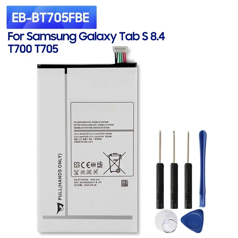 

NEW Replacement Battery EB-BT705FBE EB-BT705FBC For Samsung GALAXY Tab S 8.4 T700 T705 Tablet Battery