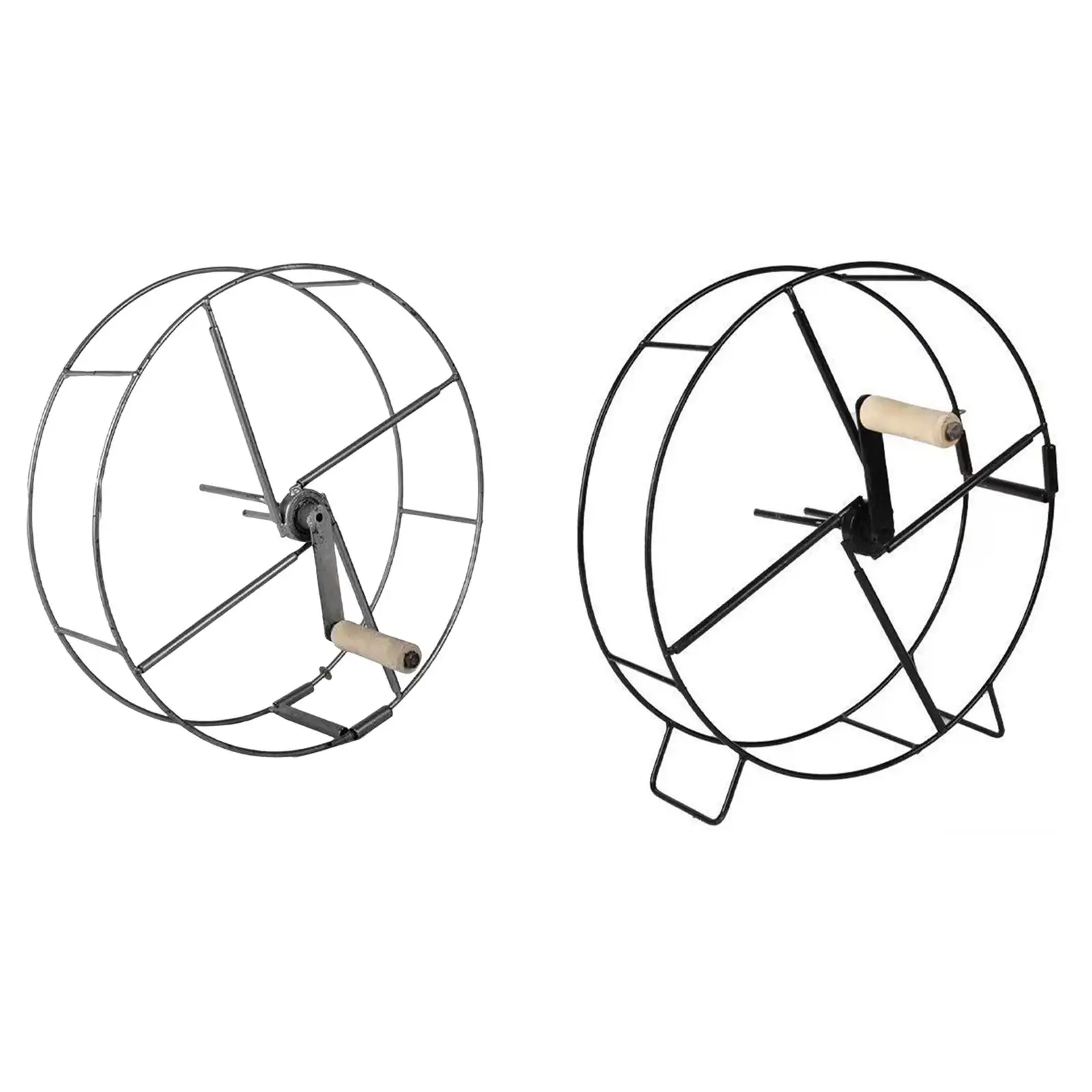 Garden Hose Reel Cart Water Tube Holder Lightweight Iron Washer Hose Reel for Patio Car Washing Floor Cleaning Irrigation