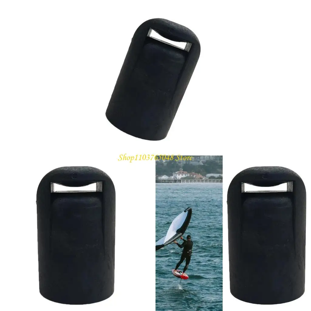 

R53E Plastic Windsurfing Surfing Mast Rod Top End Caps Cover Replacement Part to Keep Water Out Black Surfing Canopy Top Caps