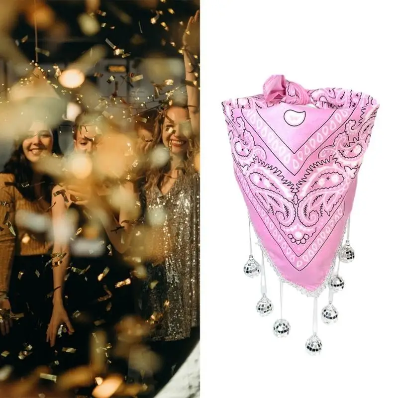 652F سيدة راعية البقر شرابات وشاح العازبة حزب حلي باندانا الكبار الملحقات