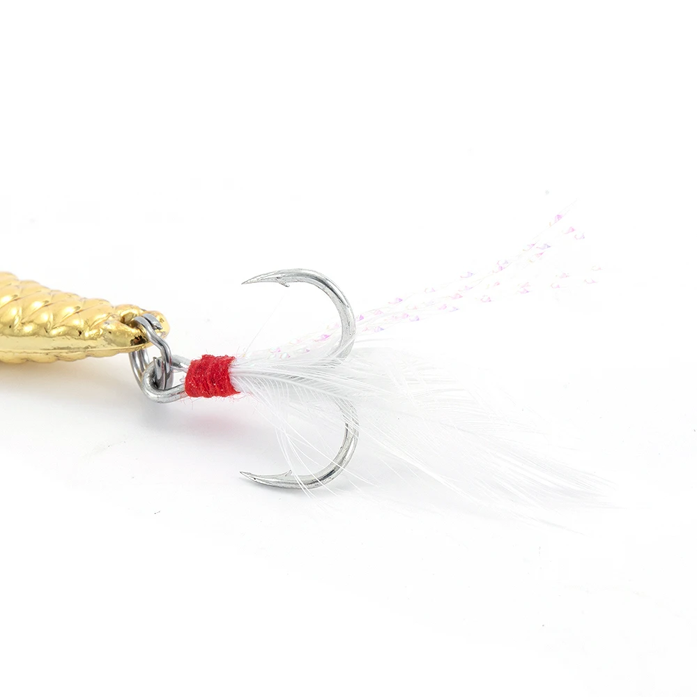 HYBOLAN Metal VIB Lures Fishing Hard Bait Artificial Bait Strong vivid Vibrations Spinners Spoon Lure for Bass Pike Perch Tackle