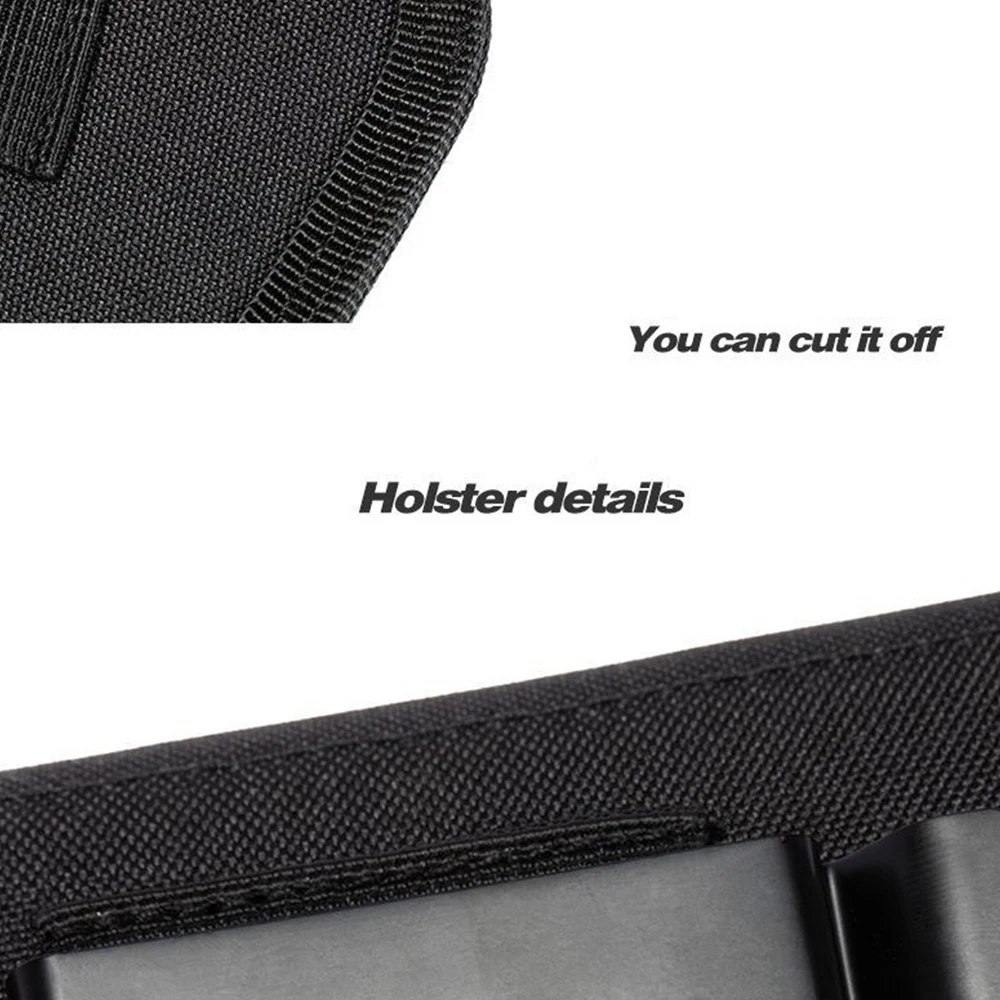 TUSHI Outdoor Tactical Hunting Holster Nylon Concealed Gun Pouch for Glock Sig Sauer Beretta Kahr IWB General Tactical Equipment