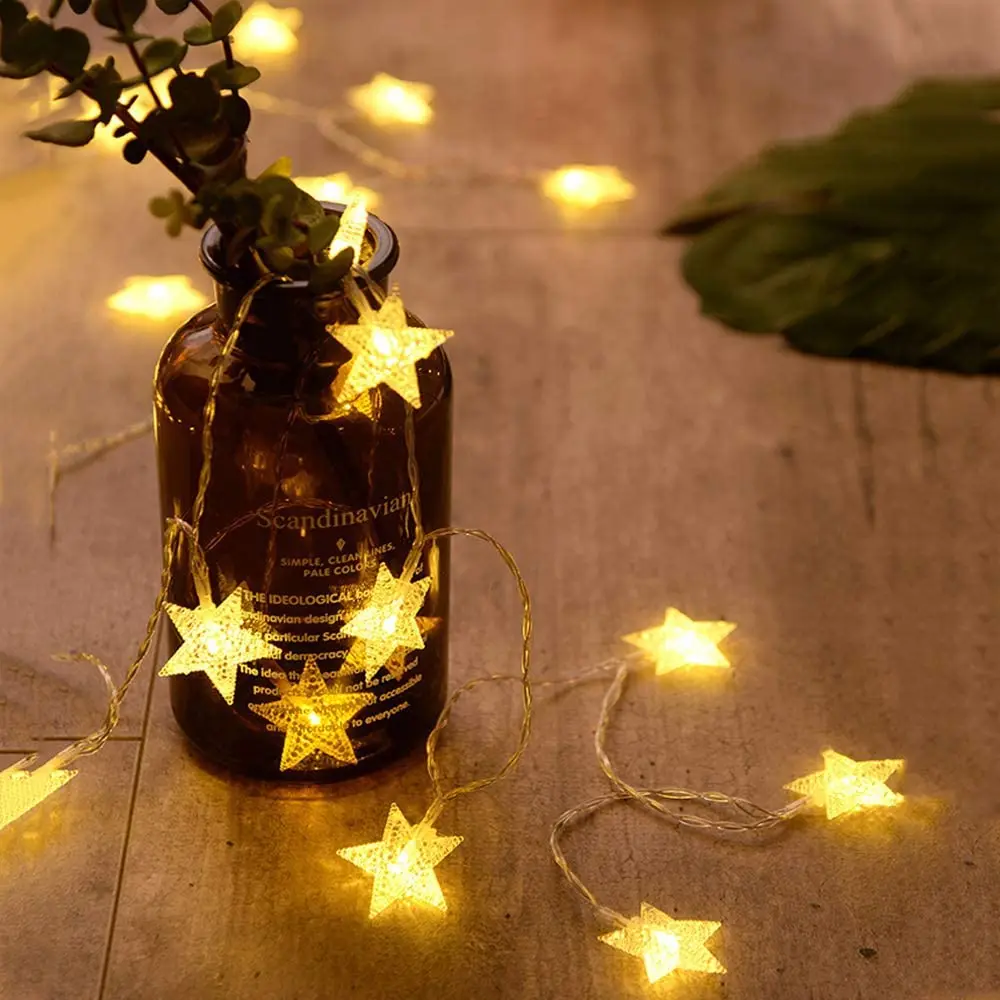 20 LED Star String Lights 10 FT Fairy Christmas Lights Battery Operated for Indoor & Outdoor, Party, Wedding Decoration