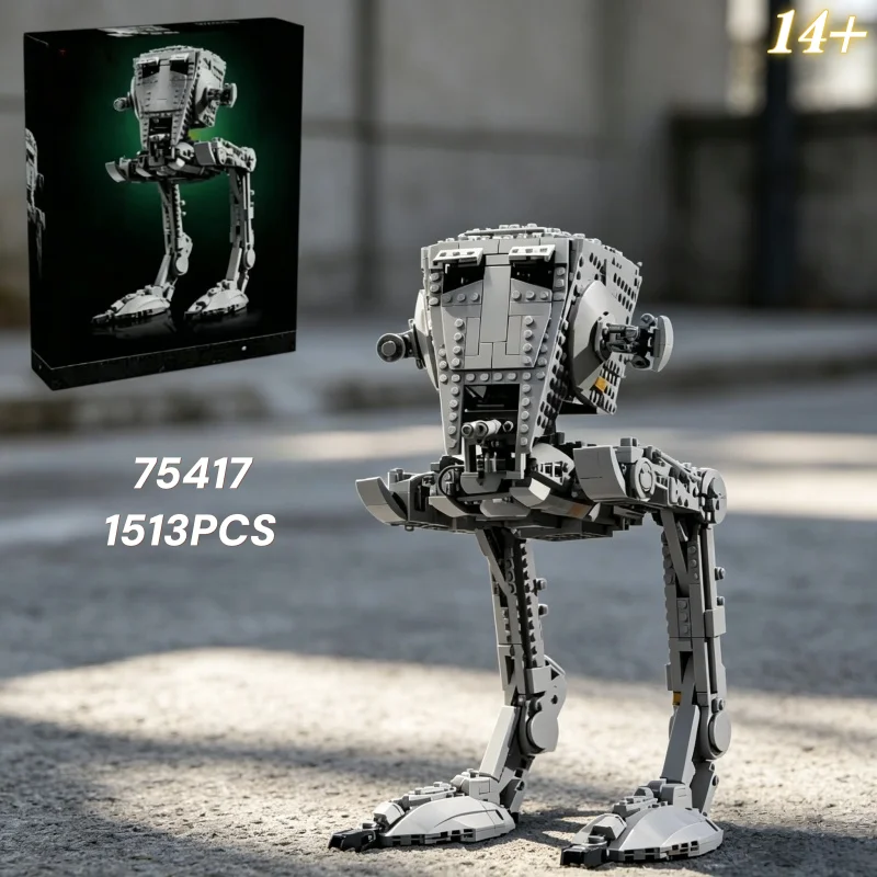 

In Stock 75417 UCS ATST Walker 1513Pcs Building Blocks DIY Assembly Collectible Model Toys For Adults Christmas Birthday Gifts