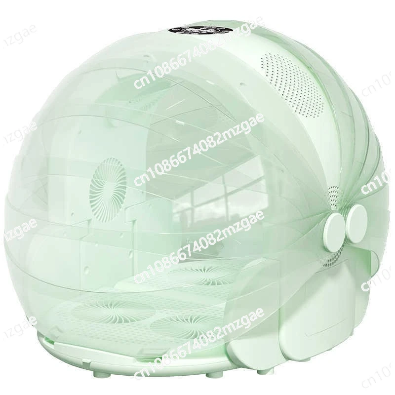 

Small silent automatic foldable pet drying box