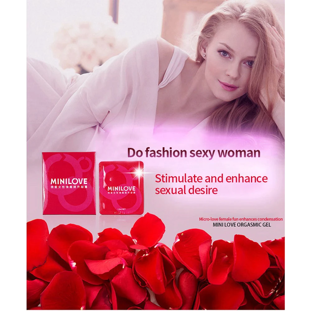 Mini Love Female Orgasm Enhancer Climax Exciter Drops Sex Pills Viaga Female Libido Gel Wipes Liquid Sexual Enhance Moisture