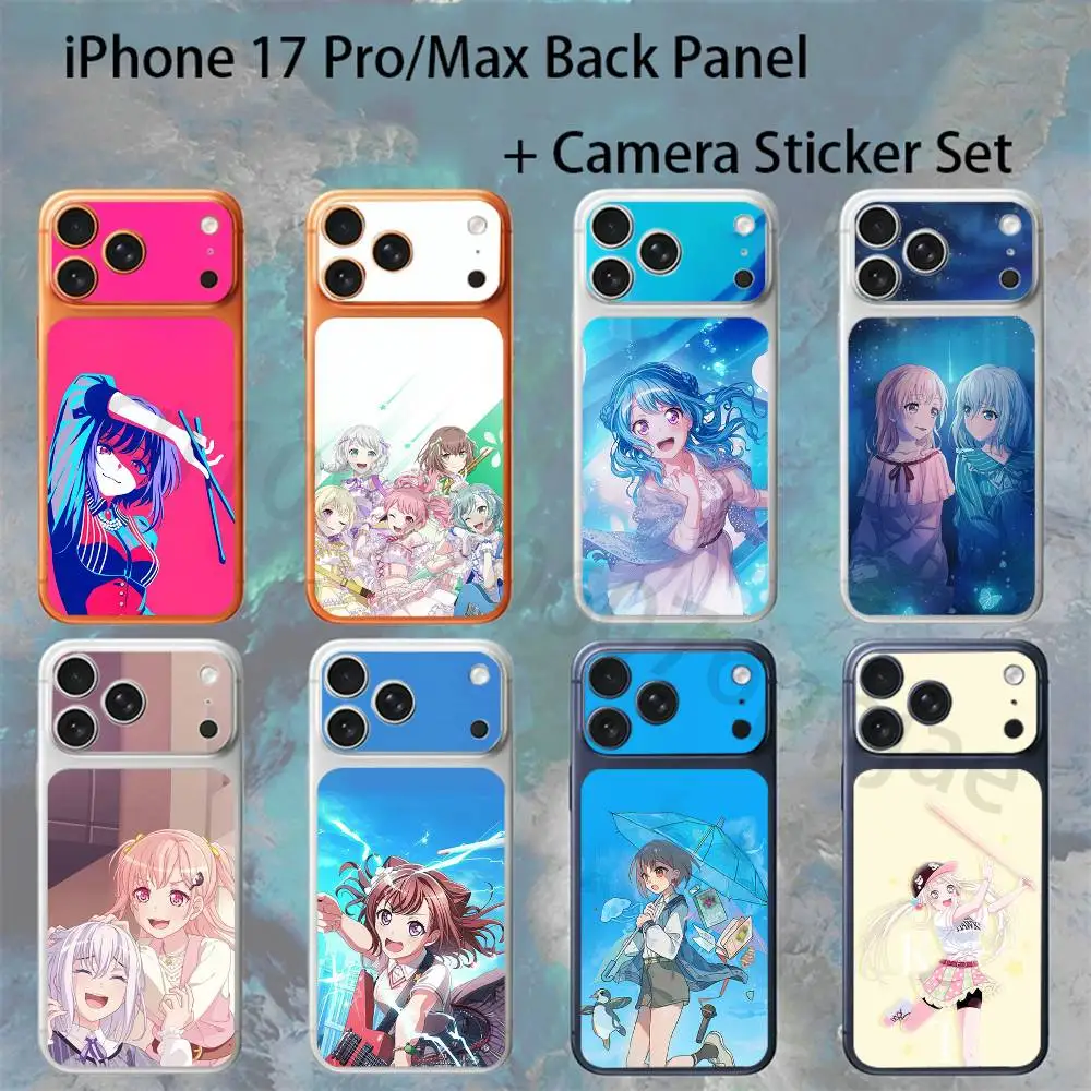 

BanG Dream For iPhone 17pro/pro Max Full body Back Cover Decal Skin Colorful Rear Protective Sticker Film