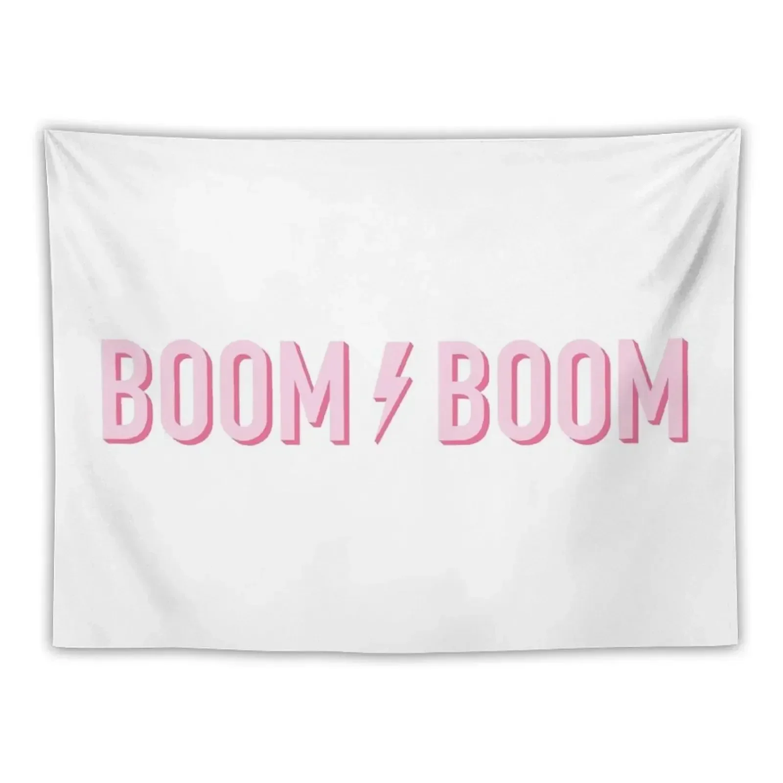 BOOM BOOM PINK LIGHTNING Tapestry Wallpaper Bedroom Outdoor Decor Tapestry