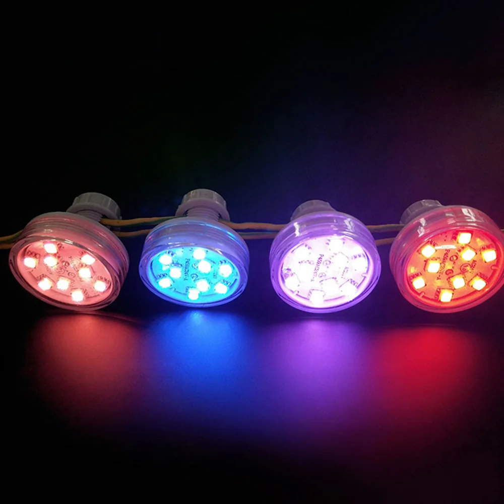 45mm 9pcs 5050 leds automatic control amusement park rides led pixel light 24v AC