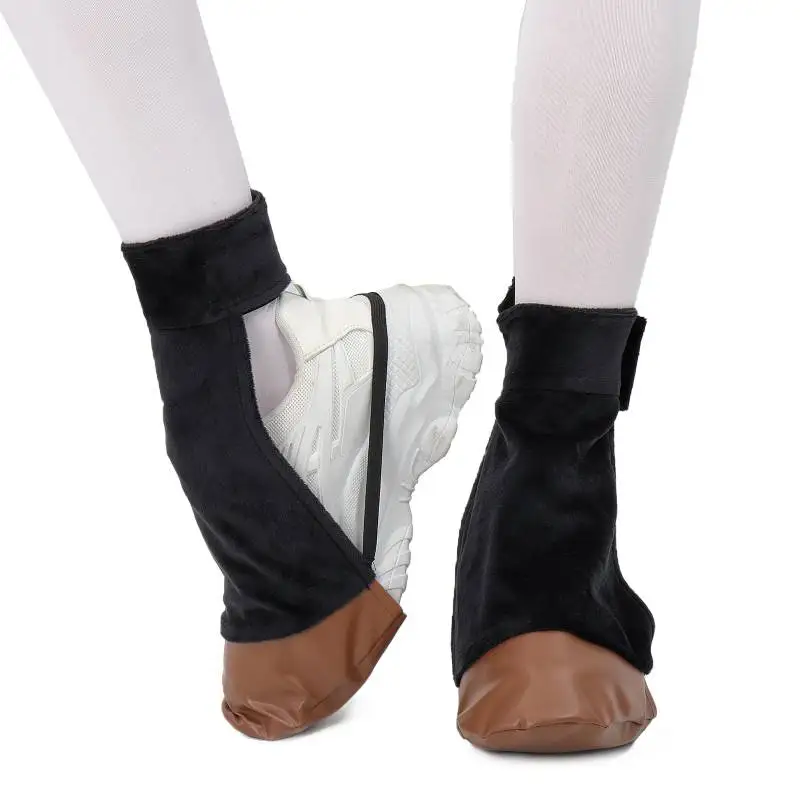 DAZCOS Animal Back Hooves Costume Accessory Shoe Cover for Adults and Kids Horse Hoof Hand Shoes Costume Accessory Set Halloween