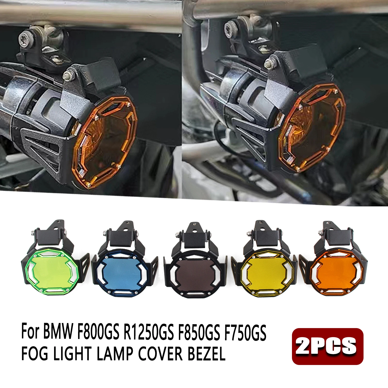 

For BMW F800GS R1250GS F850GS F750GS R1200GS/R1250GS Adventure LC S1000XR F750GS F850GS G310GS G310R Fog Light Lamp Cover Bezel