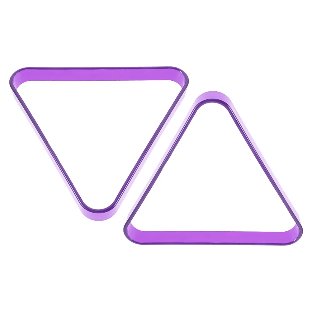 

2 шт. органайзер для бильярдного треугольника, материал ПК, стойка для бассейна, держатель для снукерных шаров для домашнего паба, бильярдная треугольная стойка для бассейна