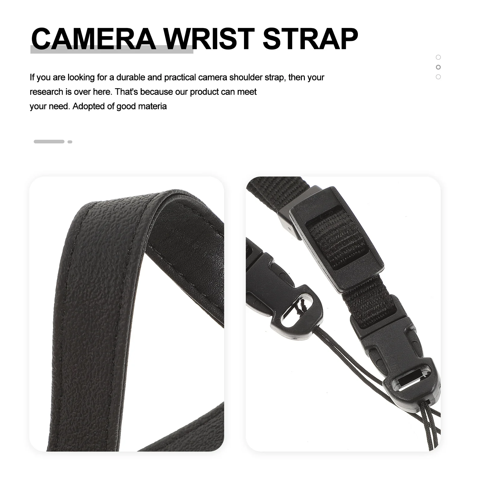 

Camera Strap Adjustable Neck Shoulder Camera Sling Strap Adjustable Length Comfortable for Dslr Photographers