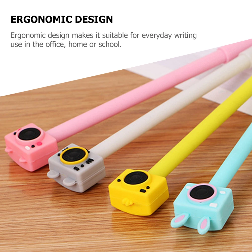

12 Pcs Styling Neutral Students School Supplies for Writing Accessories Gift Pens Silicone Head