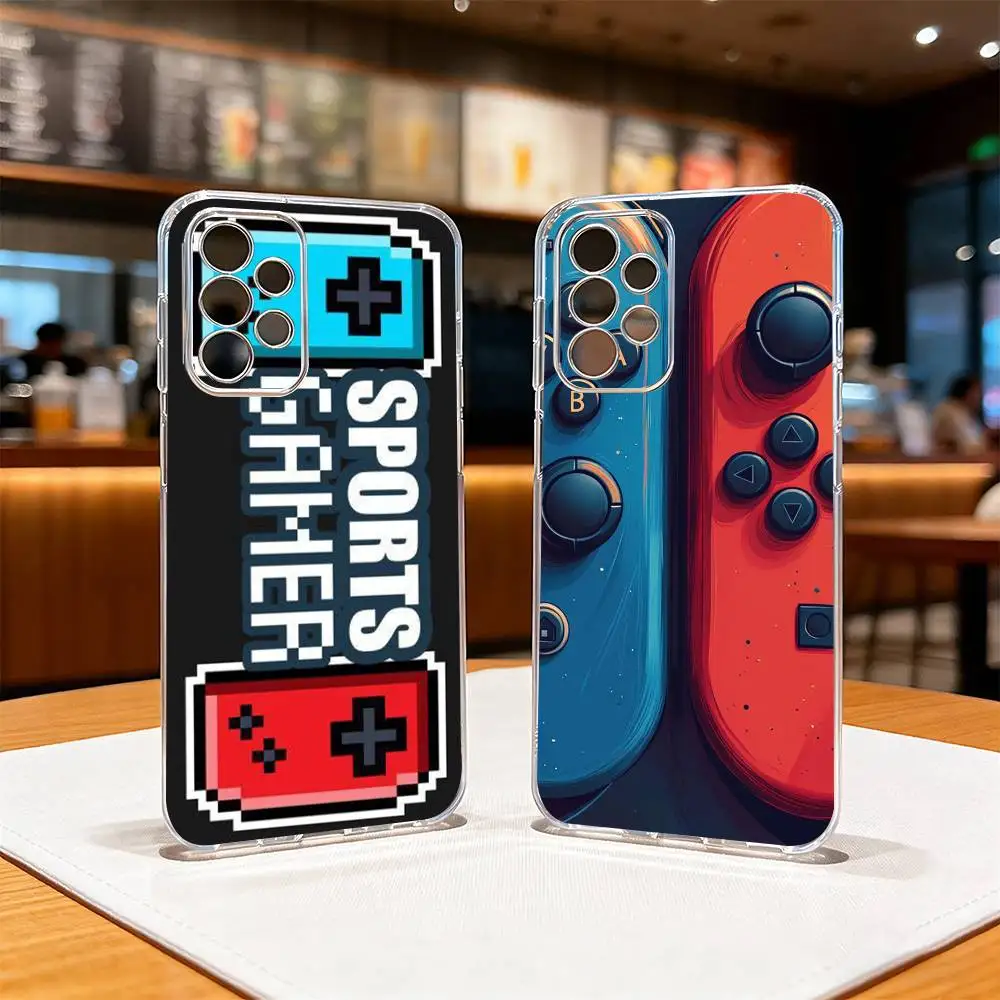 

Hot Game S-SwitchSs Phone Case Transparent Silicone Soft For Samsung S25,S24,S21,S22,S23,S30,Ultra,S20,Plus,Fe