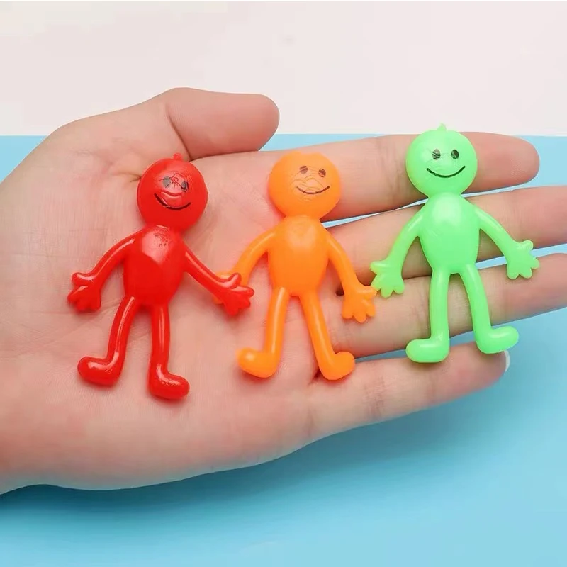 

36PCS Stretchy Bendable Man Assorted Fun Colors Cool Things Kids Treasure Box Toys For Classroom Carnival Birthday Party Favors